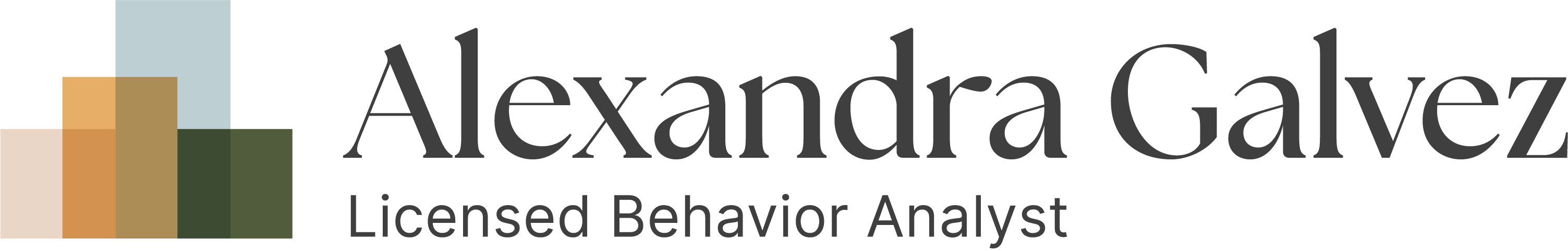 Alexandra Galvez Licensed Behavior Analyst PLLC Logo